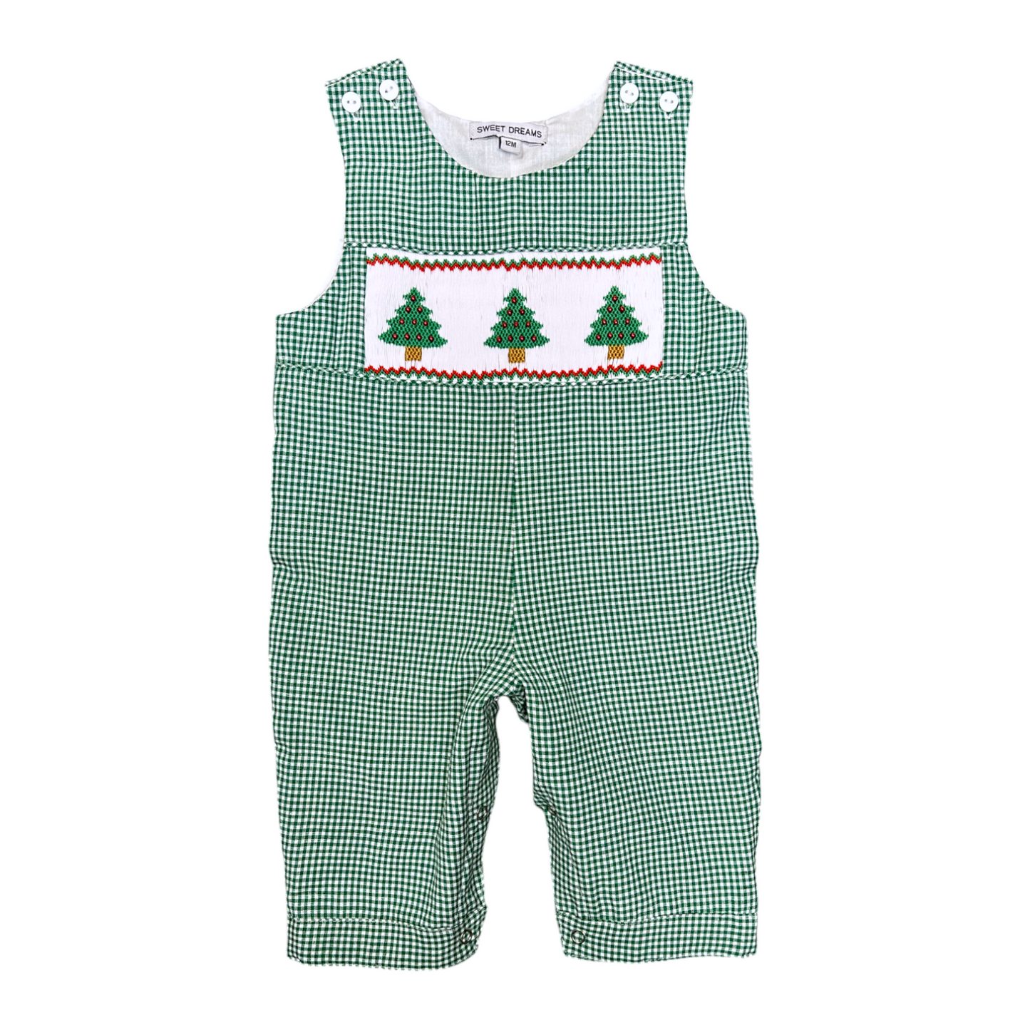 Sweet Dreams Christmas Tree Smocked Longall