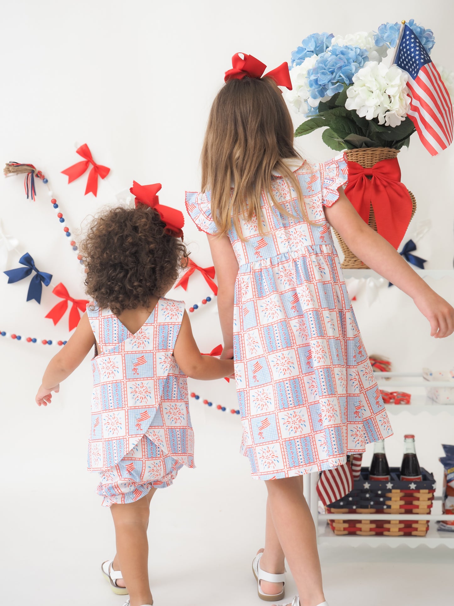 Cypress Row Penelope Patriotic Patchwork Dress