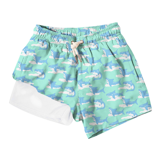 Bermies Jaws Classic Swim Trunk With Liner