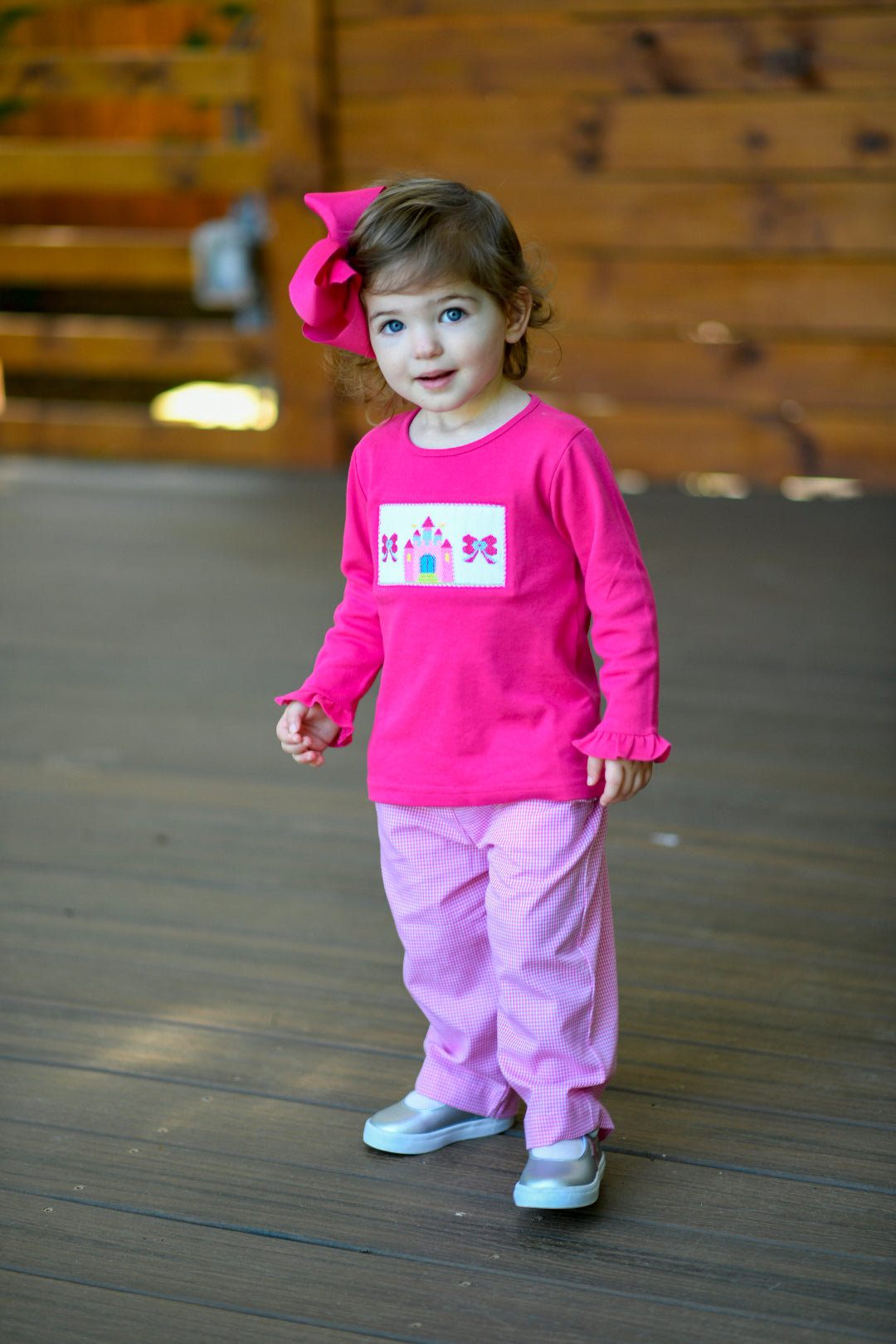 Vive La Fete Castle Smocked Pant Set