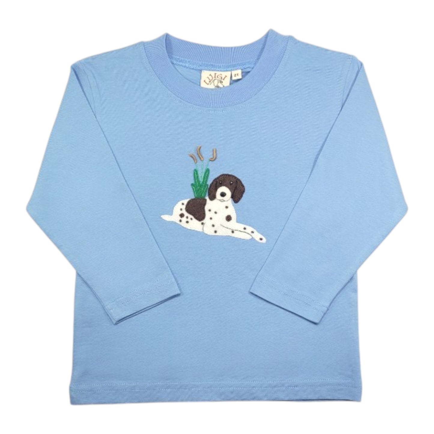 Luigi Britnay Spaniel With Cattails T-Shirt