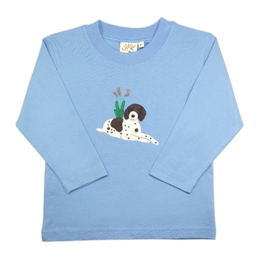 Luigi Britnay Spaniel With Cattails T-Shirt