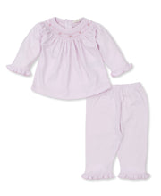 Load image into Gallery viewer, Kissy Kissy Hand Smocked Pant Set