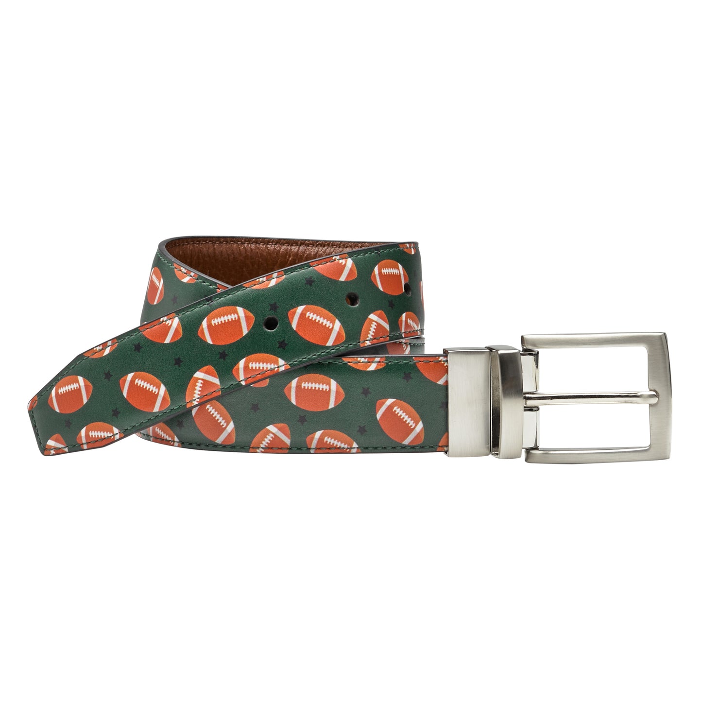 Johnston &  Murphy Reversible Football Belt