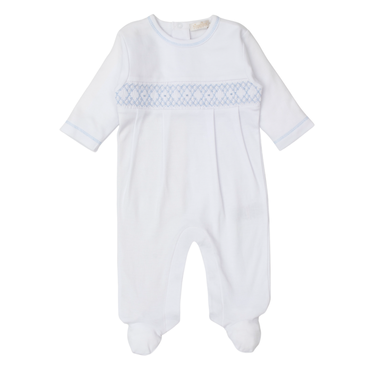 Kissy Kissy Hand Smocked CLB Footie