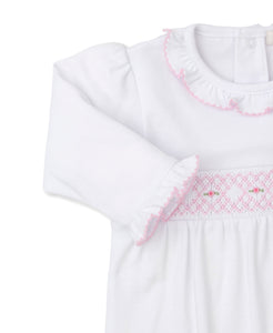 Kissy Kissy Hand Smocked CLB Summer 24 Sack Gown