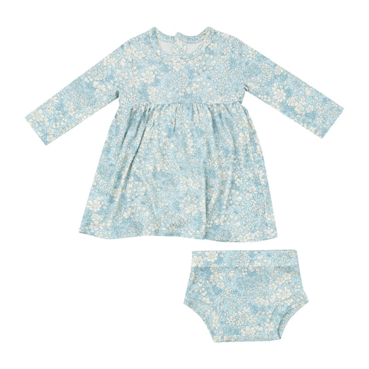 Angel Dear Floral Simple Dress Set