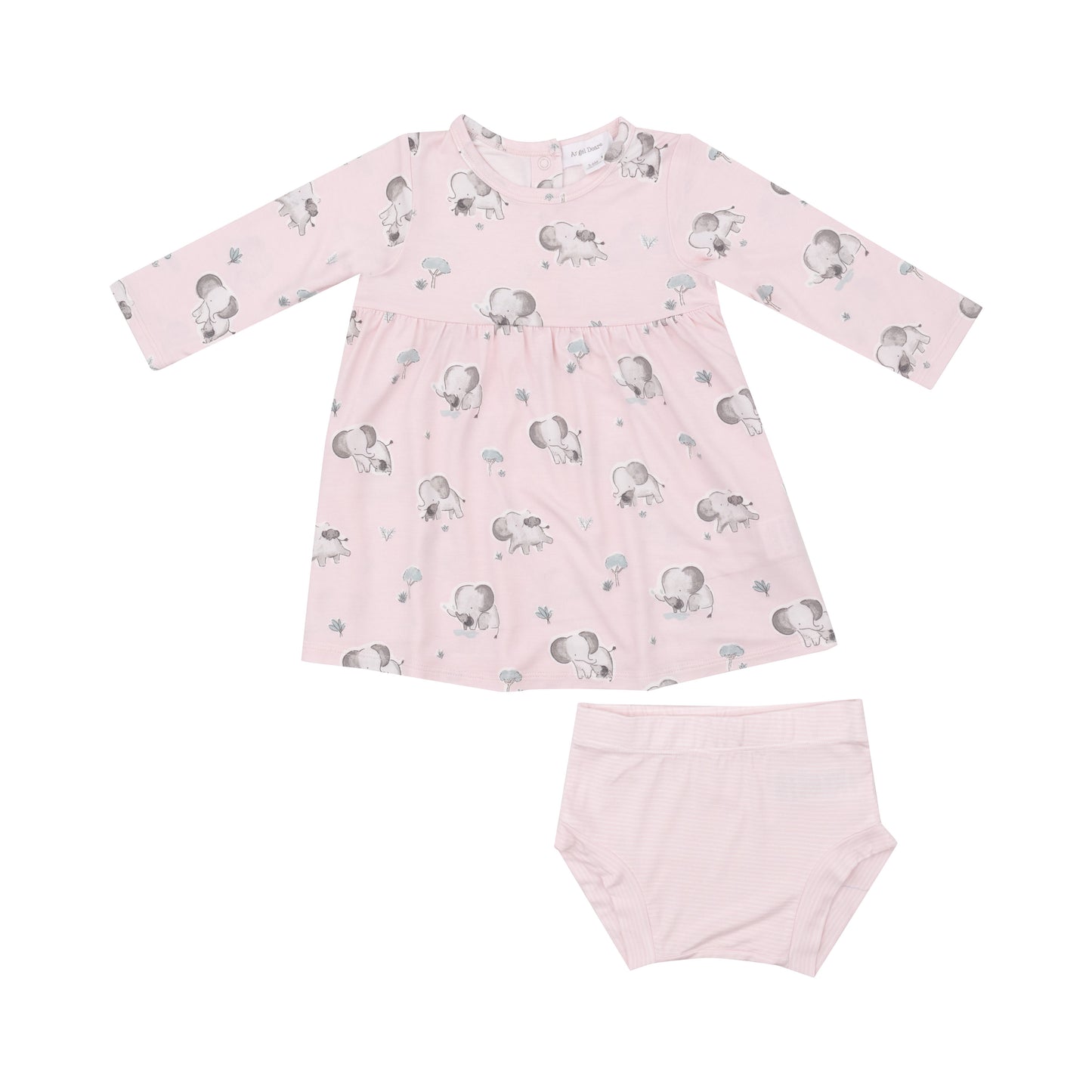 Angel Dear Elephant Simple Dress Set