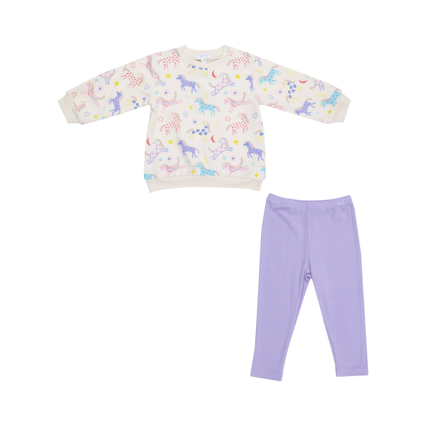 Angel Dear Unicorn Puffy Oversized Sweatshirt Set