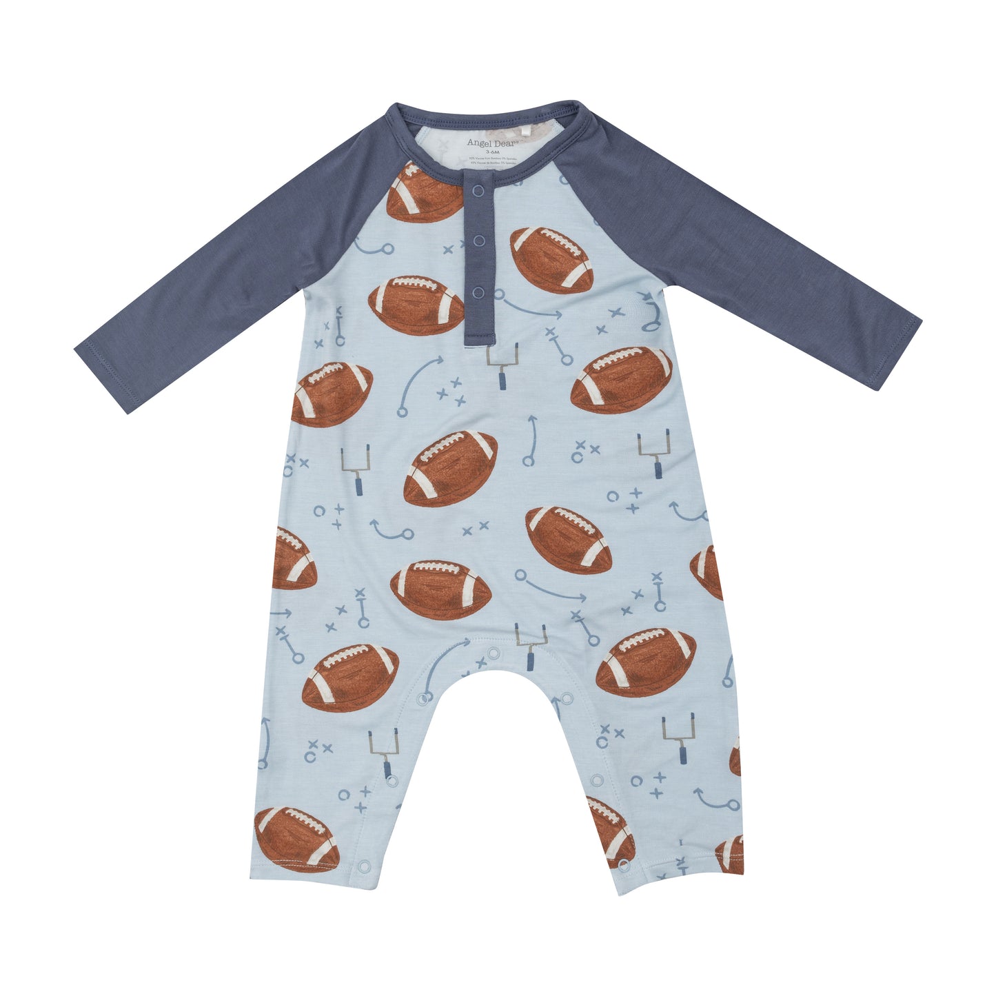 Angel Dear Football Raglan Romper