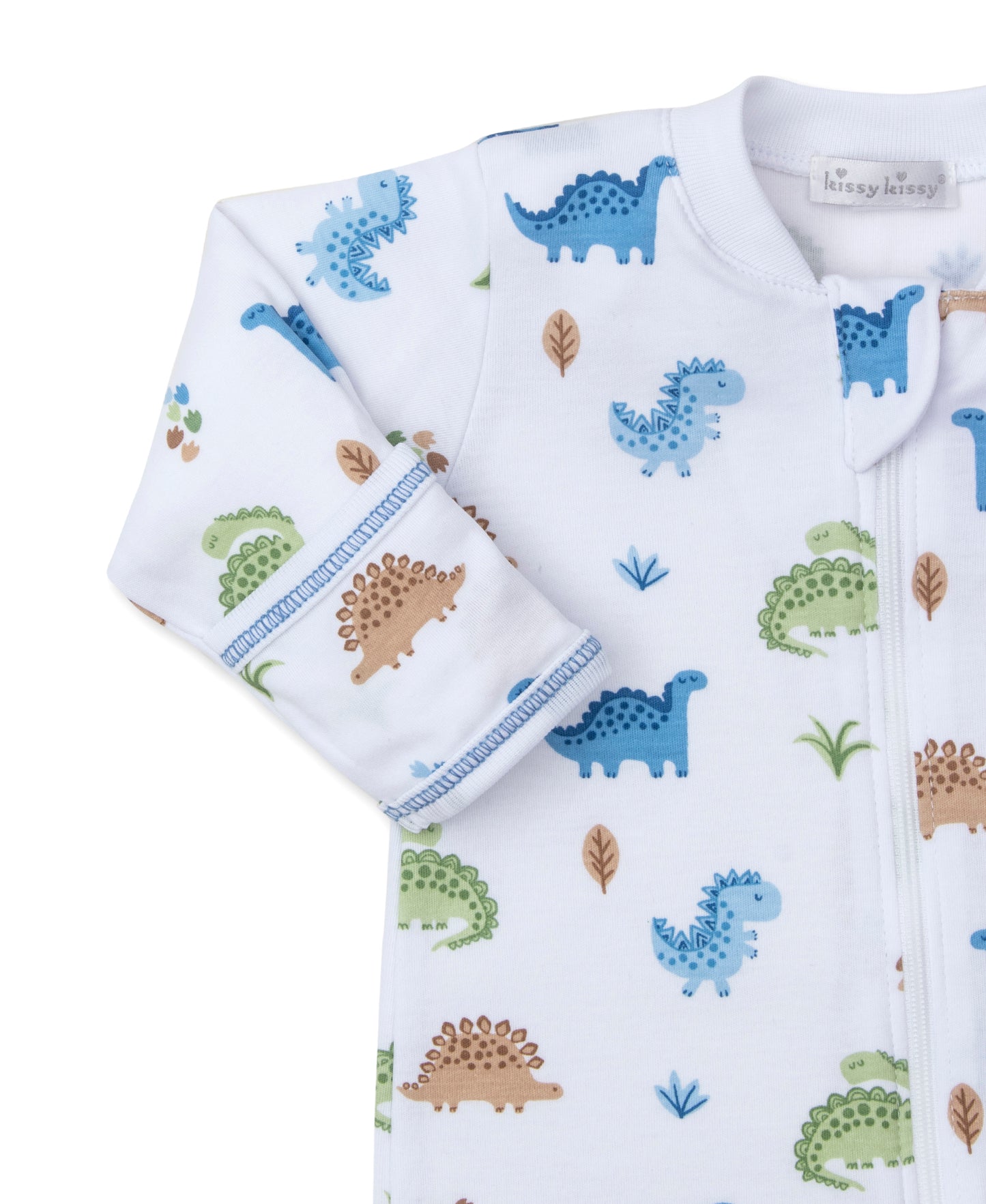 Kissy Kissy Dinosaur Domain Zip Footie