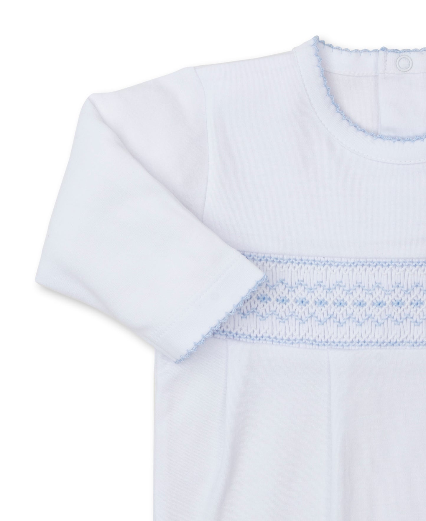 Kissy Kissy Hand Smocked CLB Footie