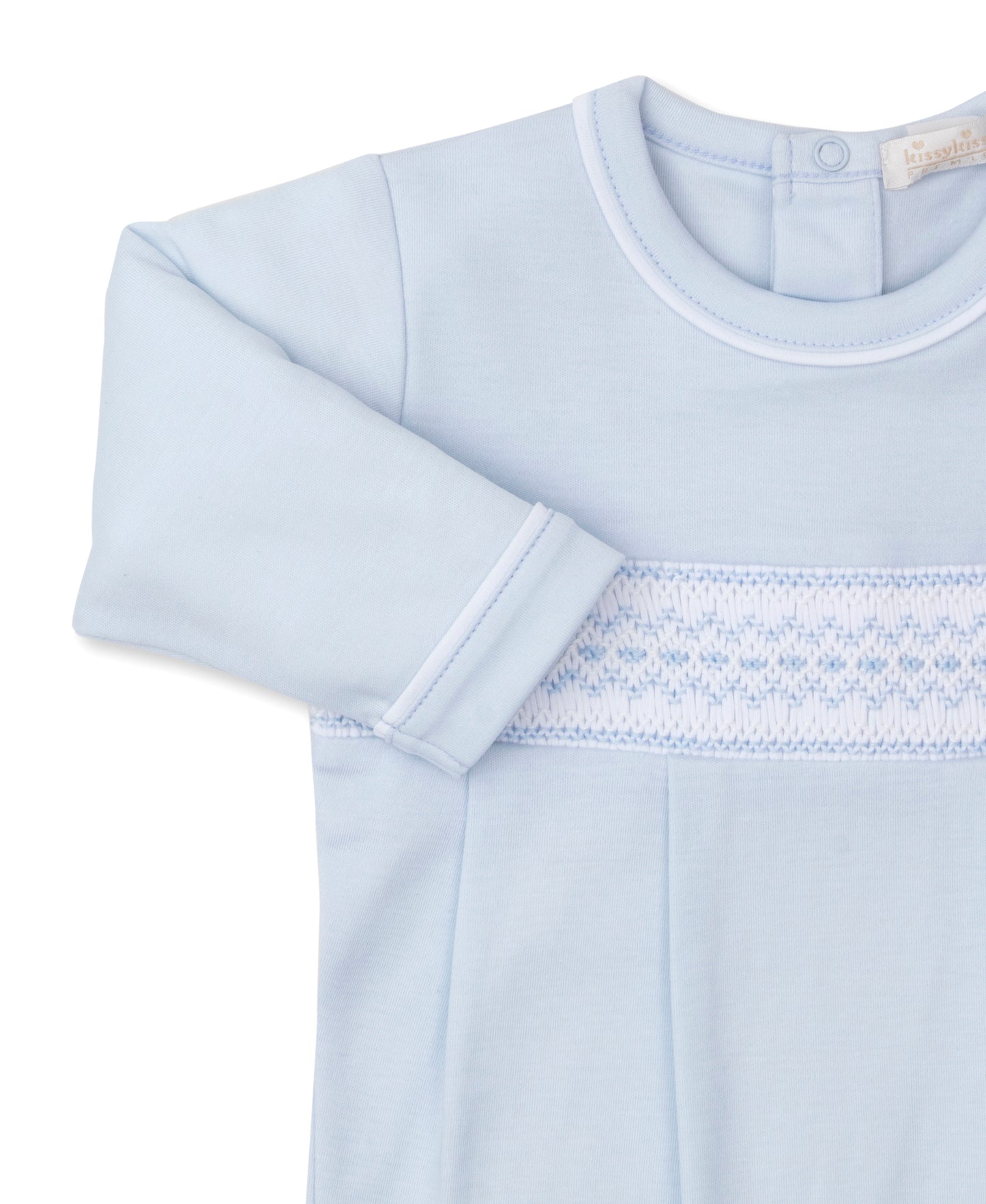 Kissy Kissy Hand Smocked CLB Footie