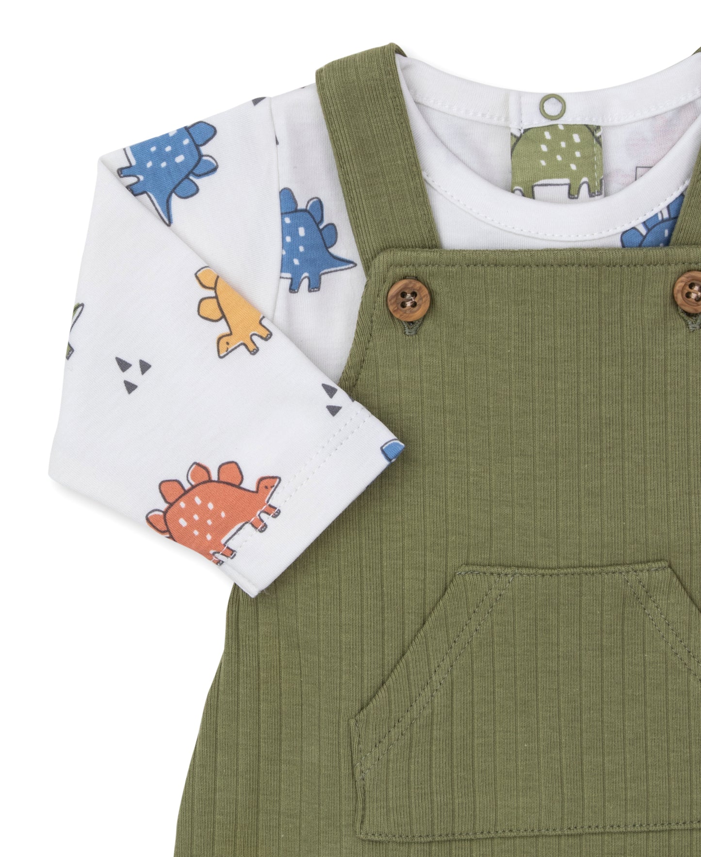 Kissy Kissy Dino Traffic Overall Set