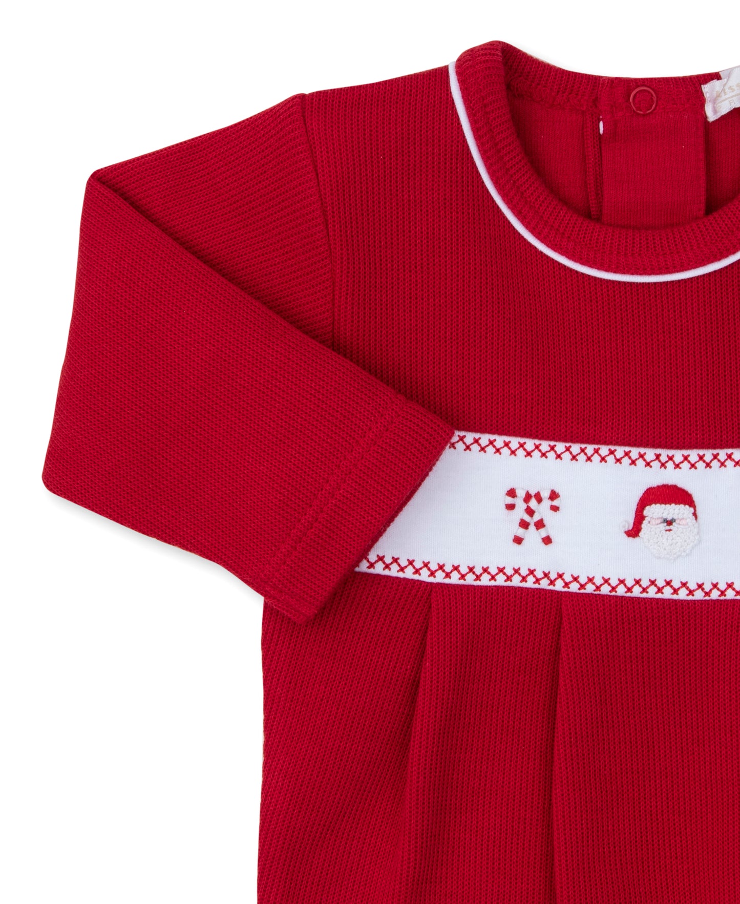 Kissy Kissy CLB Holiday Medley Hand Embroidered Romper