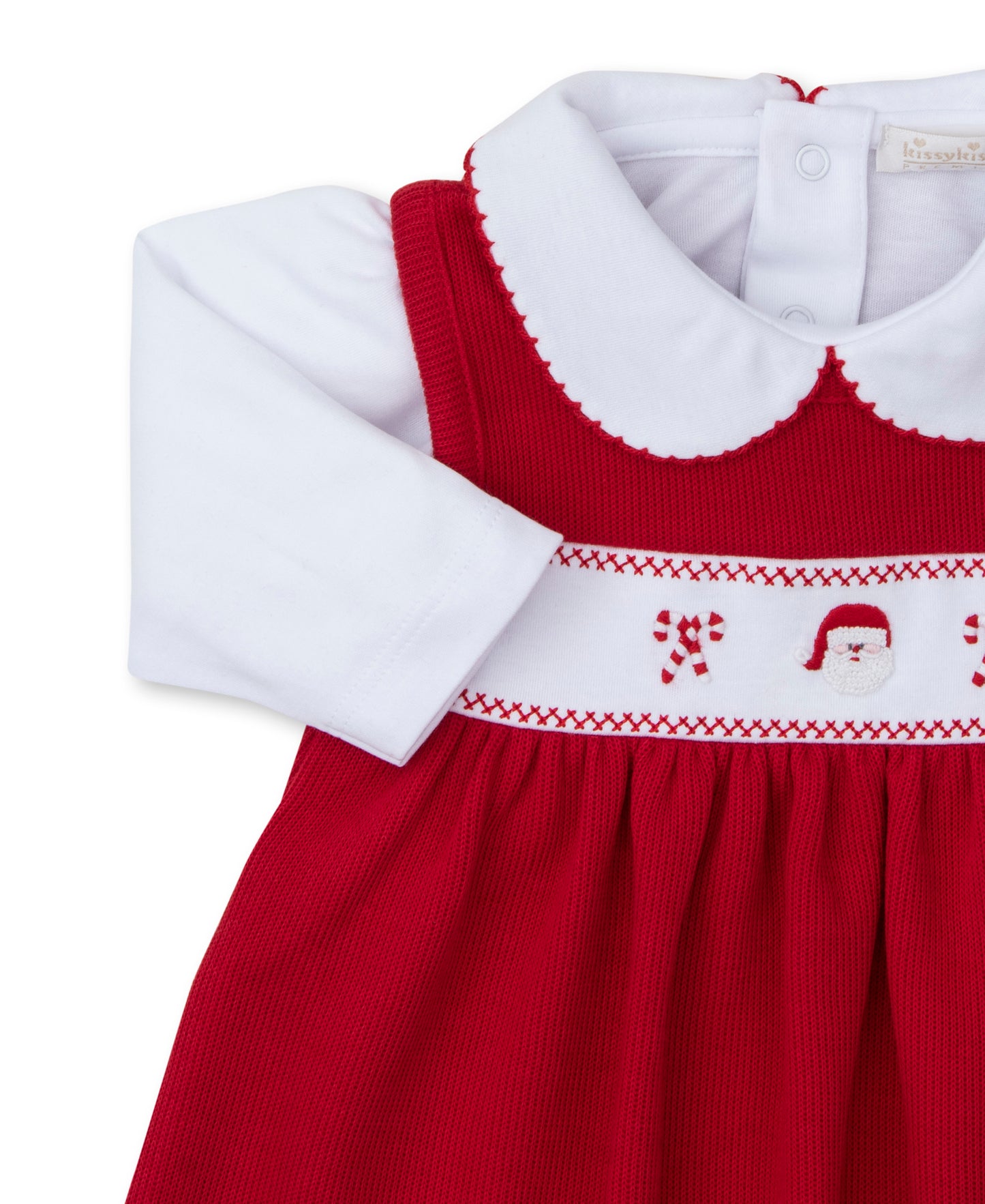 Kissy Kissy CLB Holiday Medley Hand Embroidered Jumper Set