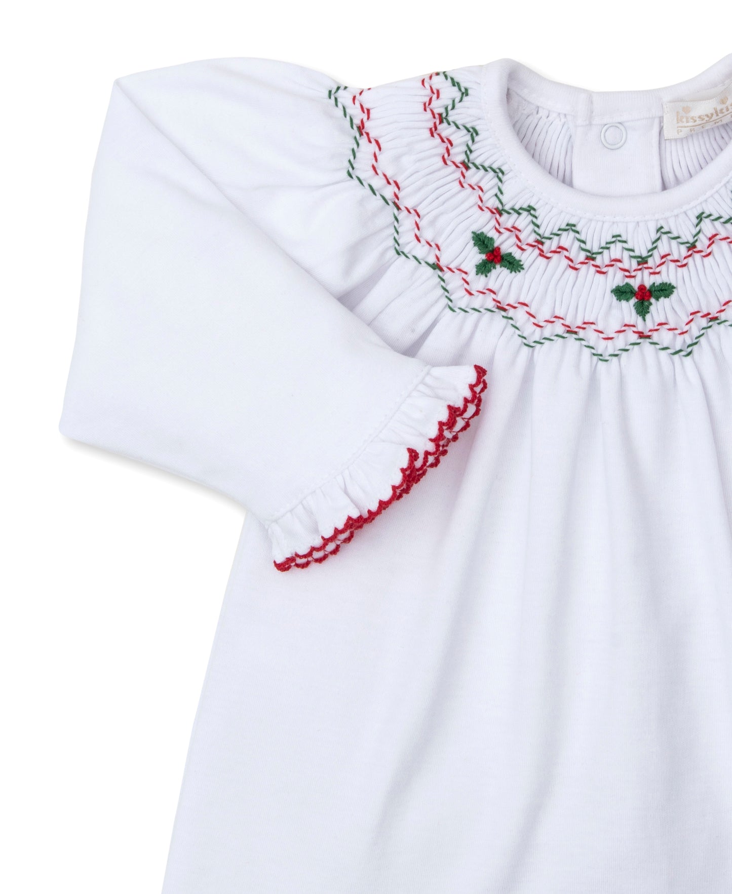 Kissy Kissy CLB Holiday Medley Hand Smocked Pant Set