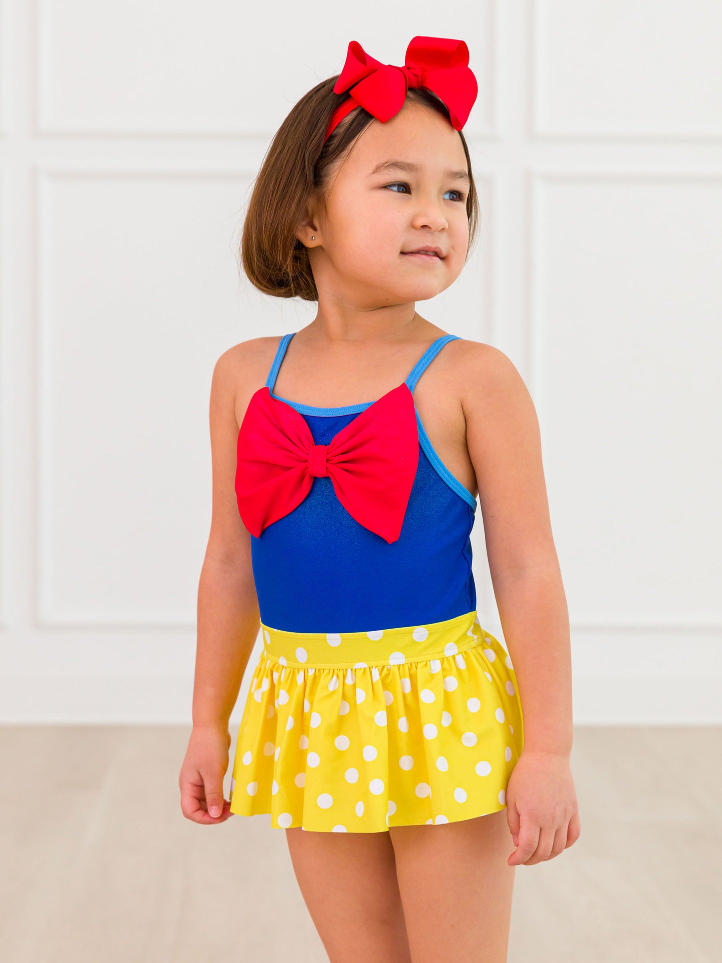 Ruffle Butts Big Bow Skirted One Piece Swimsuit