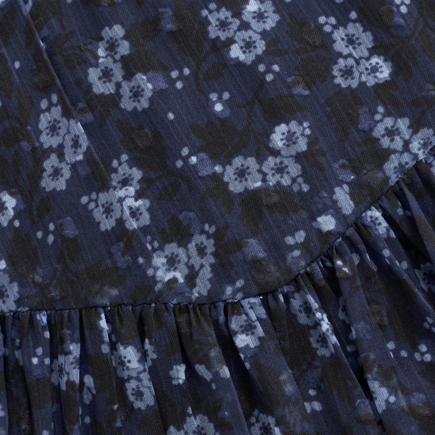 Creamie Flower Dobby Dress