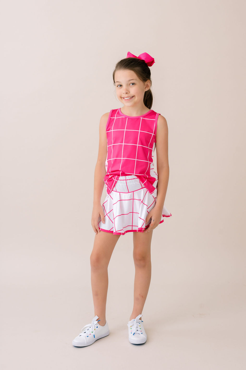 Set Athletics Nicole Windowpane Tank