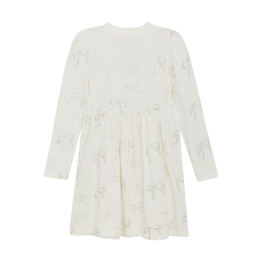 Creamie Bow Jersey Dress