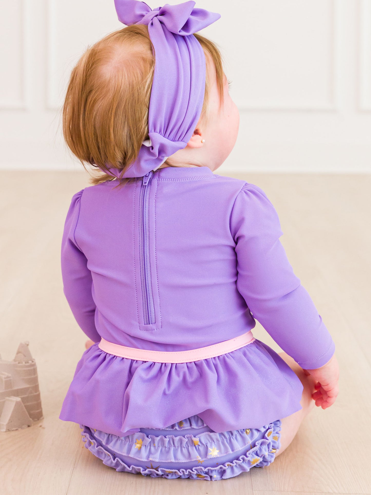 Ruffle Butts Bow Skirted One Piece