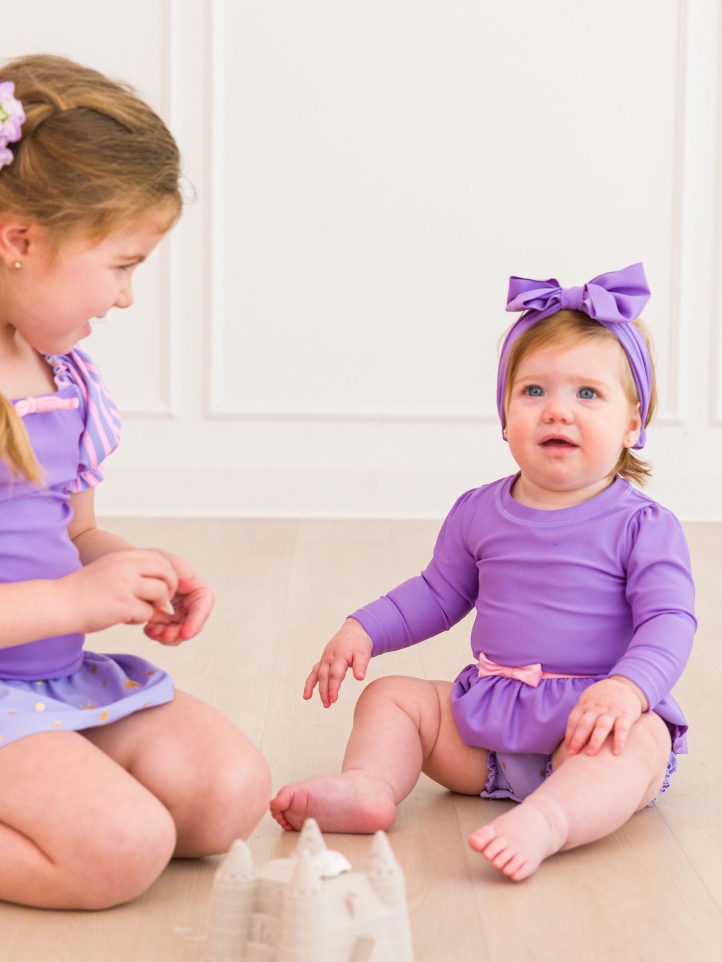 Ruffle Butts Bow Skirted One Piece