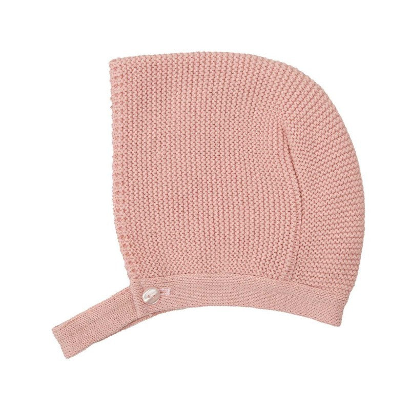 Babidu Baby Girl Knitted Dress With Bonnet