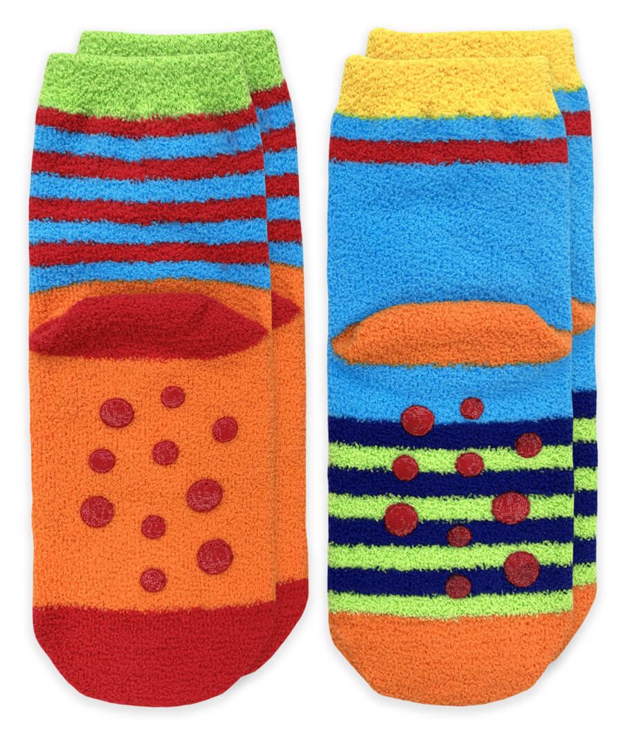 Jefferies Socks Monster Fuzzy Non-Skid Slipper Socks