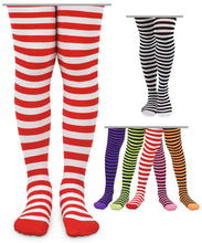 Load image into Gallery viewer, Jefferies Socks Halloween &amp; Christmas Stripe Tights