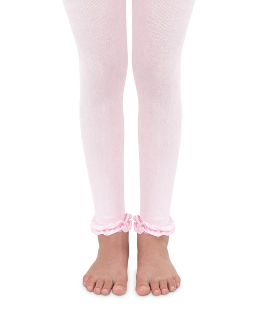 Jefferies Socks Pima Cotton Ruffle Footless Tights