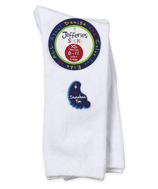 Jefferies Socks Smooth Toe Cotton Knee High Socks