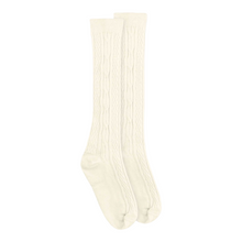 Load image into Gallery viewer, Jefferies Socks Classic Cable Knee High Socks