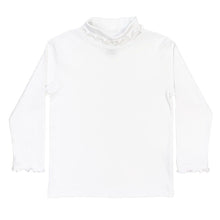 Load image into Gallery viewer, Bailey Boys White Knit-Ruffled Turtle Neck