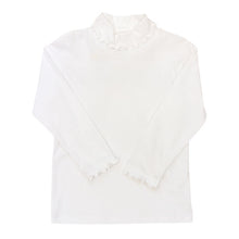 Load image into Gallery viewer, Bailey Boys White Knit-Ruffled Turtle Neck