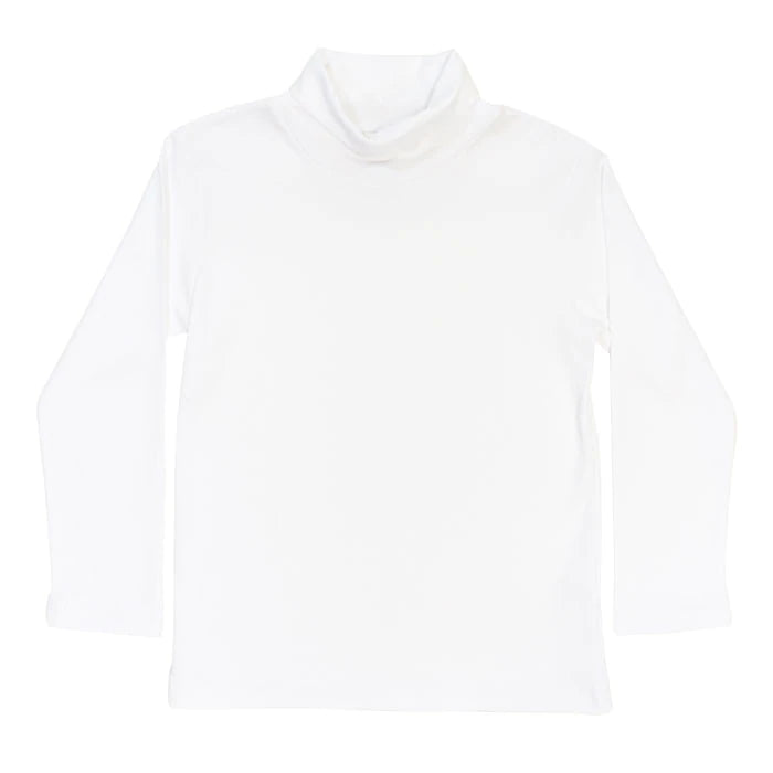 Bailey Boys White Knit-Unisex Turtle Neck