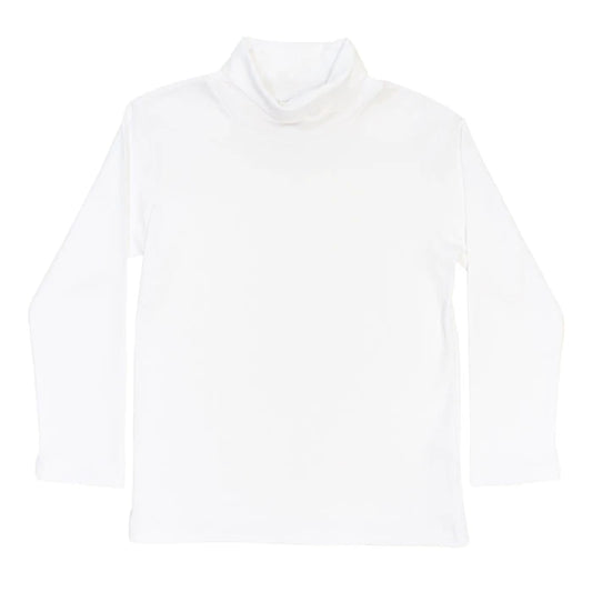 Bailey Boys White Knit-Unisex Turtle Neck