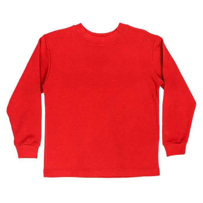 Bailey Boys Red Knit Long Sleeve T-Shirt