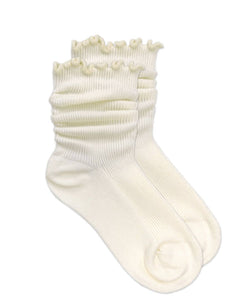 Jefferies Socks Seamless Ripple Edge Turn Cuff Crew Socks