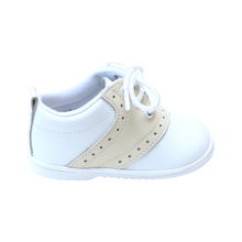 Load image into Gallery viewer, L&#39;Amour Austin Beige Leather Saddle Oxford Shoe