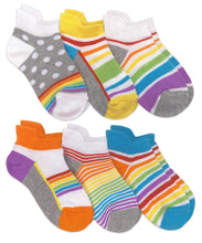 Load image into Gallery viewer, Jefferies Socks Rainbow Sport Tab Low Cut Socks