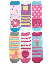 Load image into Gallery viewer, Jefferies Socks Sweet Treats Fashion Pattern Crew Socks