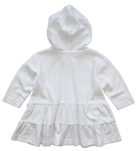 Load image into Gallery viewer, Florence Eiseman White Hooded Coverup with Tiers