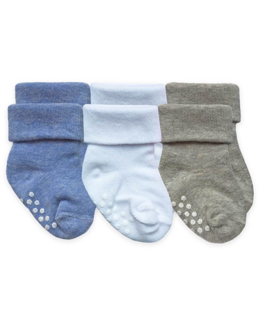 Jefferies Socks Non-Skid Turn Cuff Socks