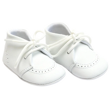Load image into Gallery viewer, L&#39;Amour Benny Leather Brogue Oxford Crib Shoe