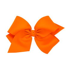 Load image into Gallery viewer, Wee Ones Colossal Classic Grosgrain Hair Bow on a Barrette (Knot Bow)