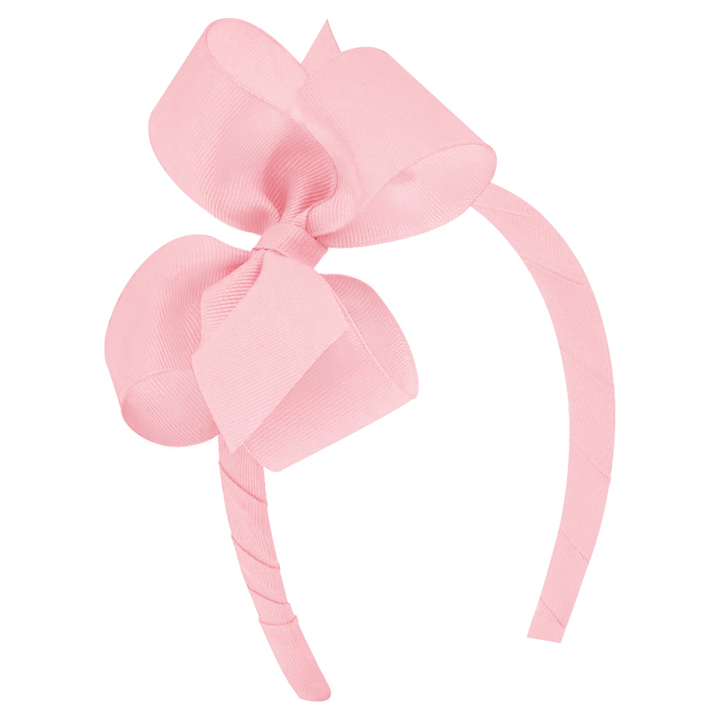 Wee Ones Medium Classic Grosgrain Bow on Headband