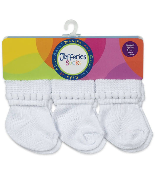 Jefferies Socks Rock-A-Bye Turn Cuff Socks