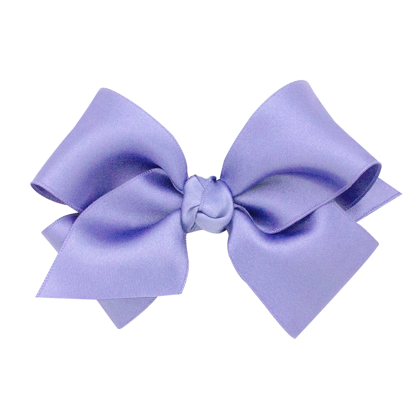 Wee Ones Small French Satin Hair Bow (Knot Wrap)- Pinch Clip