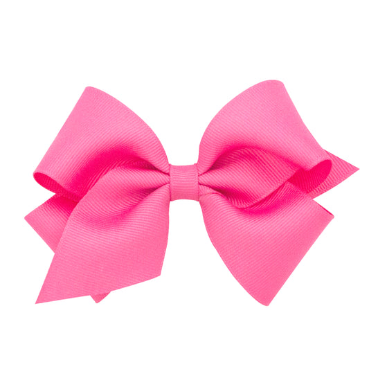 Wee Ones Small Classic Grosgrain Pinch Clip Hair Bow (Plain Wrap)